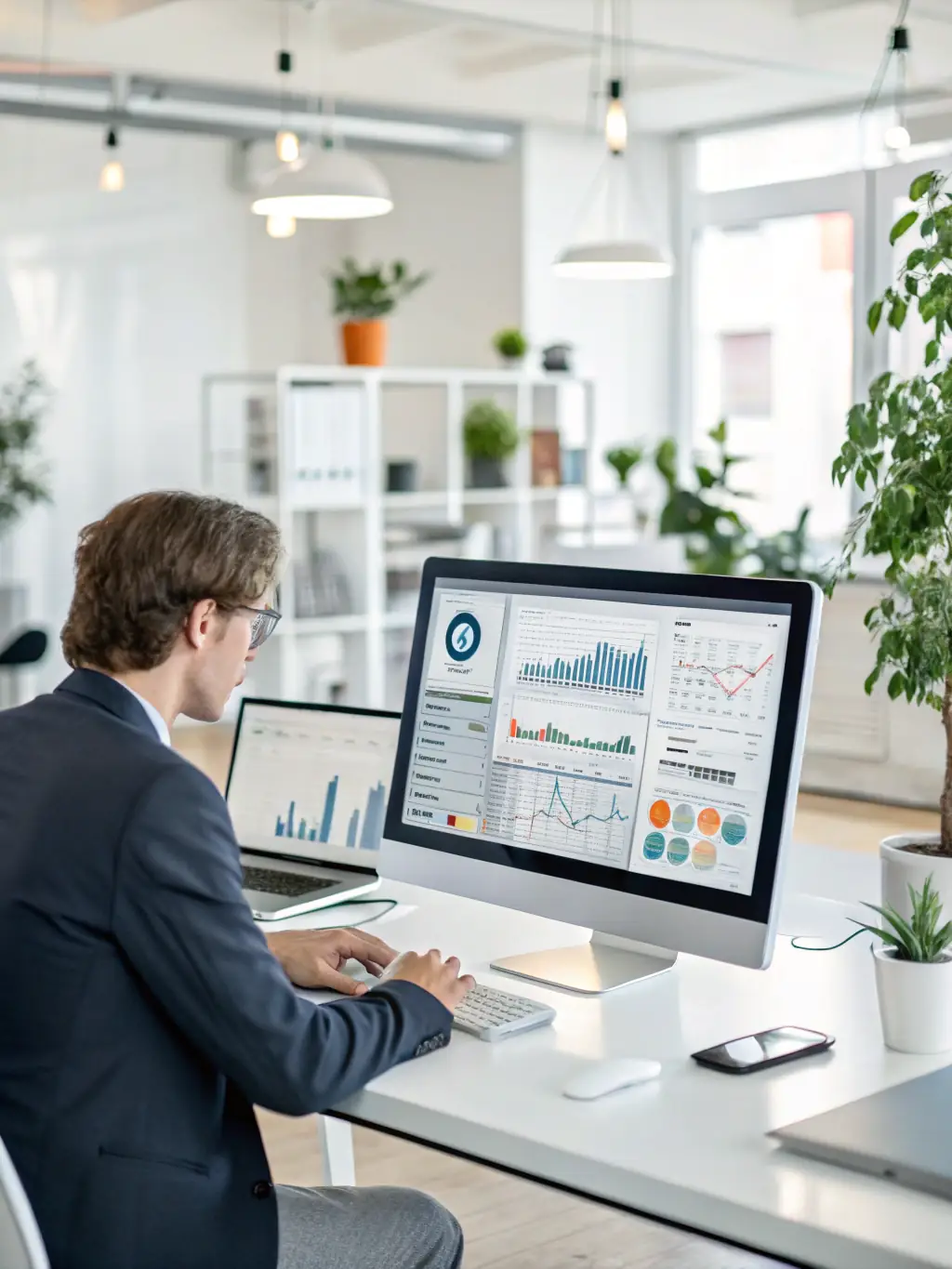 A dynamic image showcasing a streamlined workflow with AI assistance, illustrating tasks being completed efficiently and seamlessly.